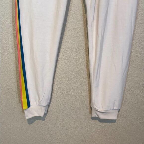 Chaser Vintage Stripe Cozy Knit Lounger Pants - Picture 6 of 13